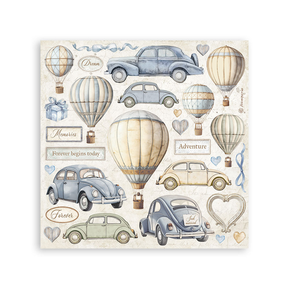 Stamperia TIMELESS Stickers 4 Sheets