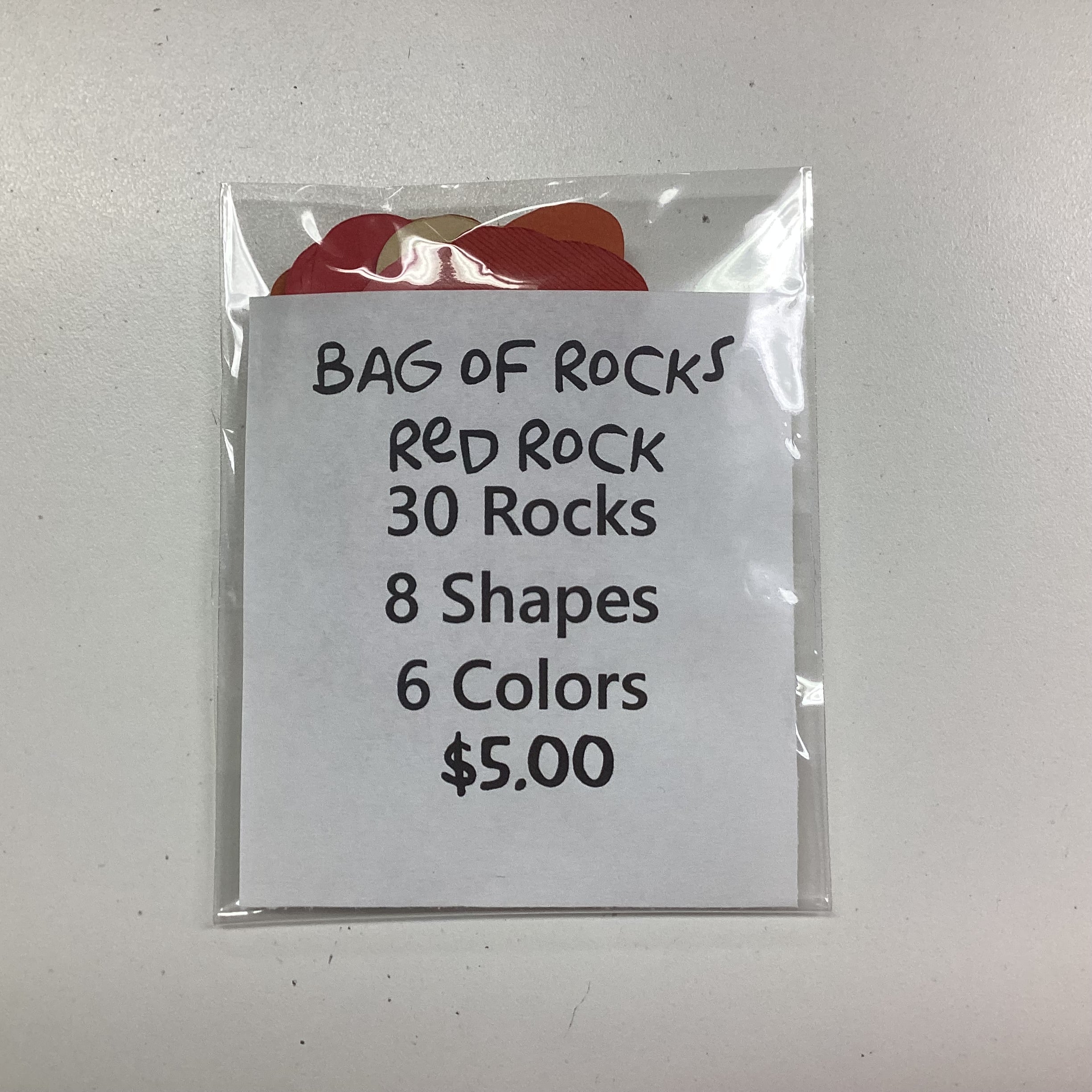 30pc BAG OF ROCKS Mixed Colors