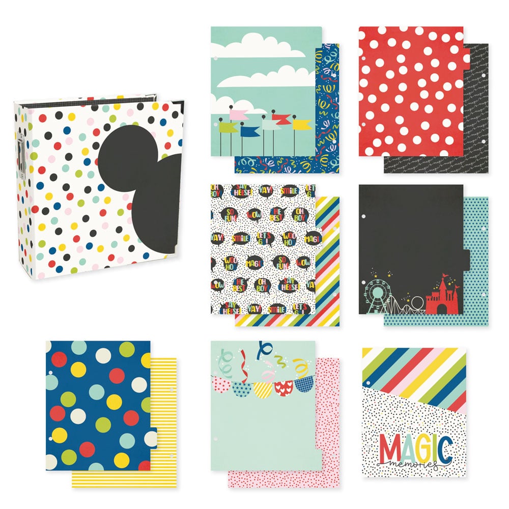 Simple Stories SAY CHEESE MAGIC Sn@p! BINDER 6&quot;X8&quot; Snap Album