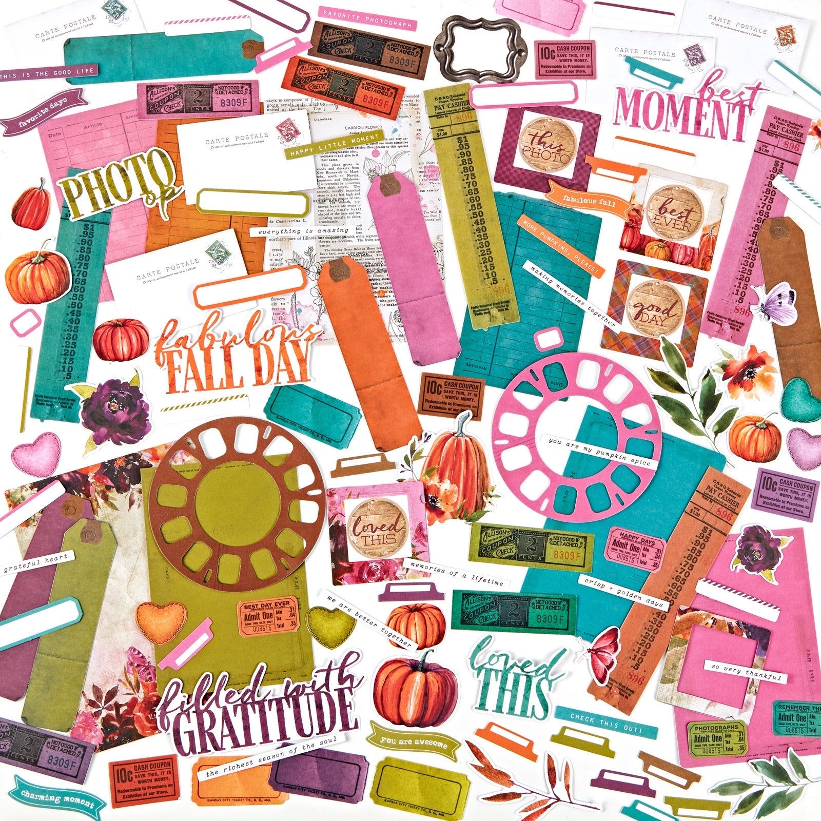 49 and Market ARToptions SPICE EPHEMERA BITS 126pc