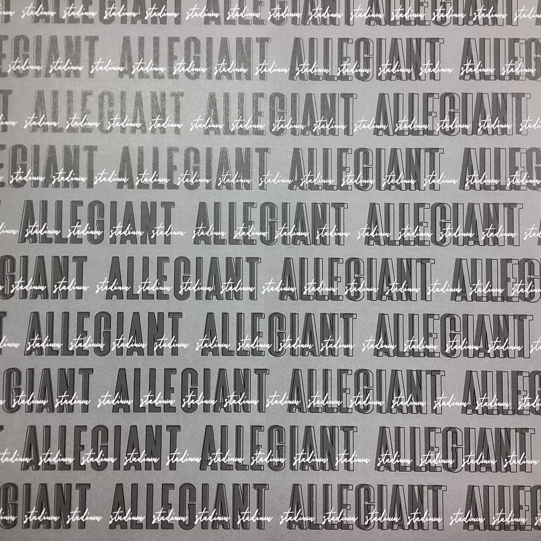 Block Script ALLEGIANT STADIUM 12X12 Scrapbook Paper