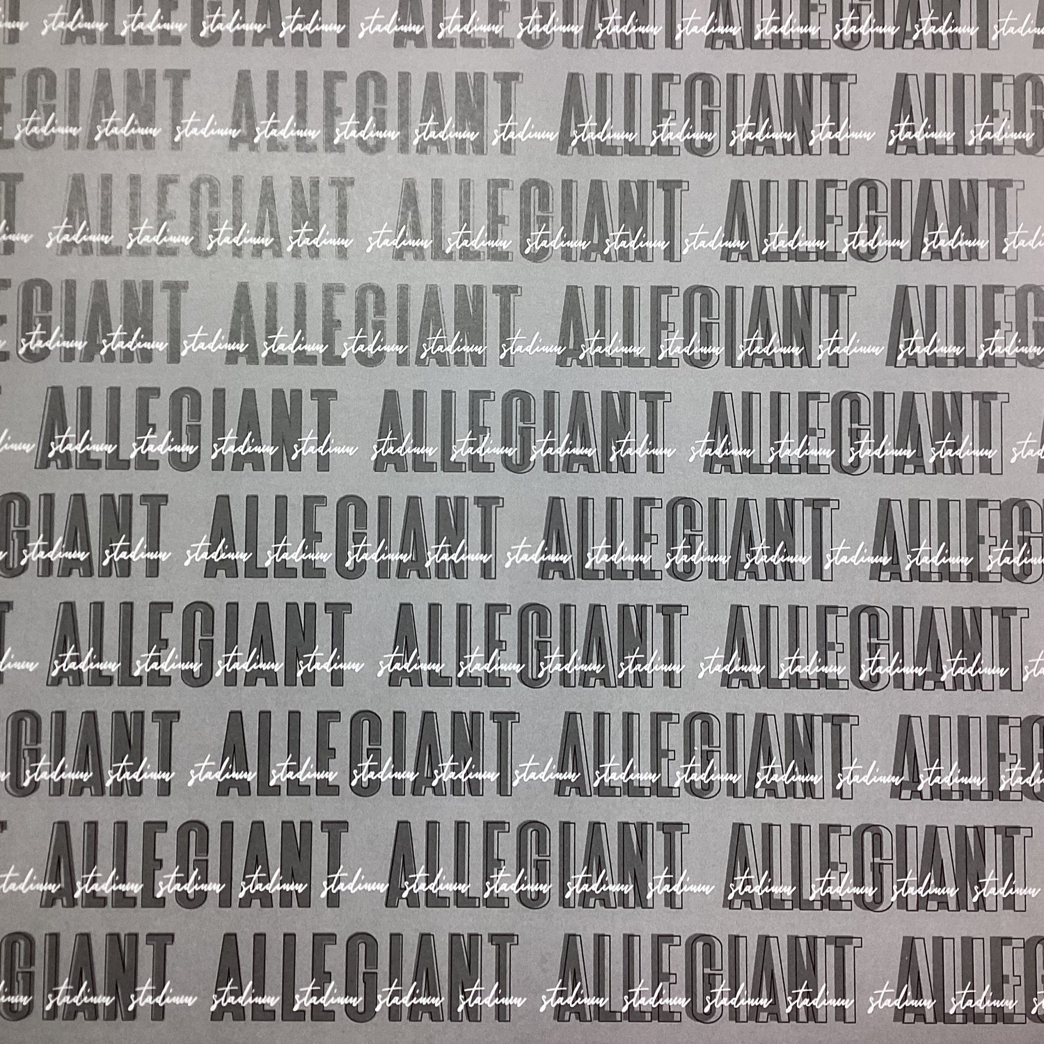 Block Script ALLEGIANT STADIUM 12X12 Scrapbook Paper