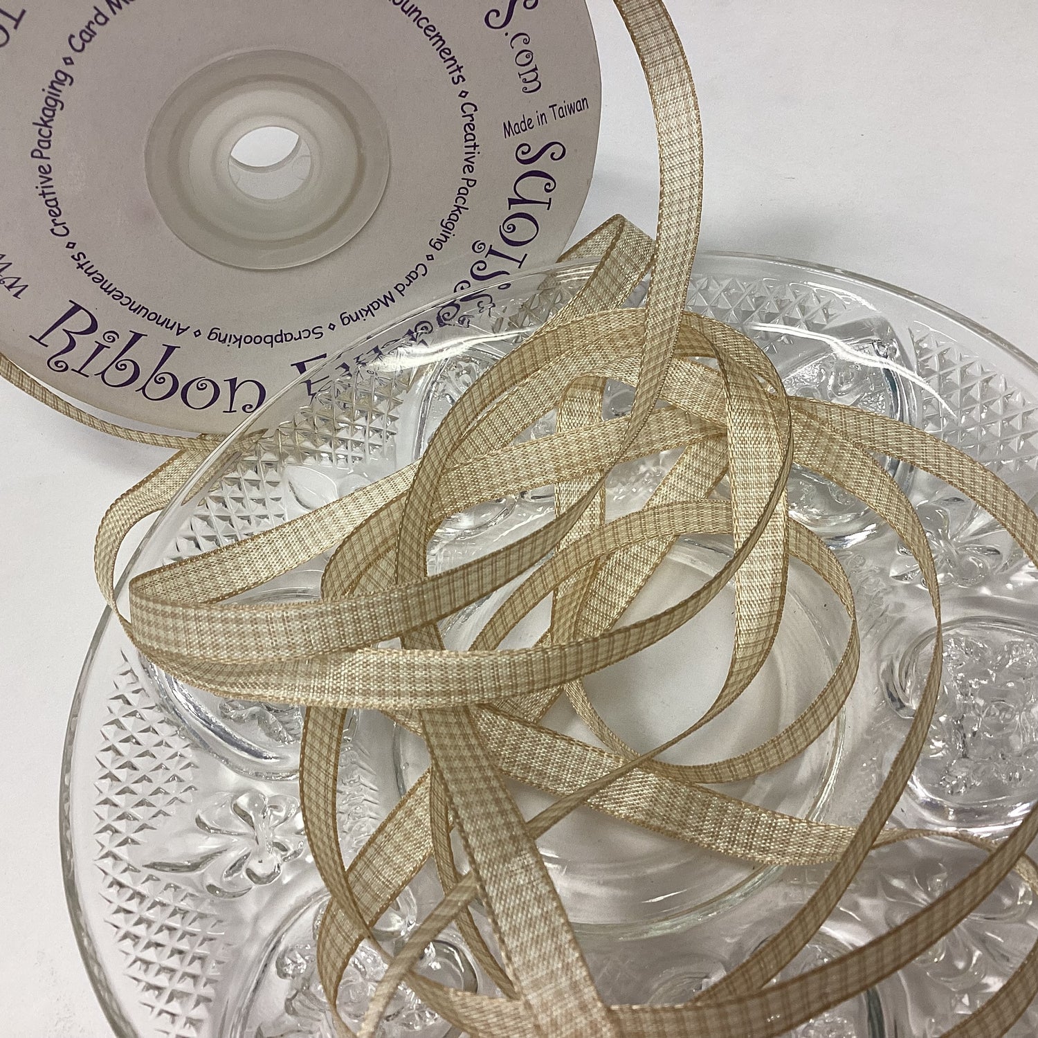 Creative Impressions 1/4” MINI CHECK GINGHAM Ribbon Trim 1 yard and