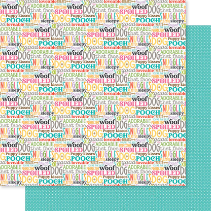 Bella Blvd BOW WOW 12&quot;X12&quot; Scrapbook Paper