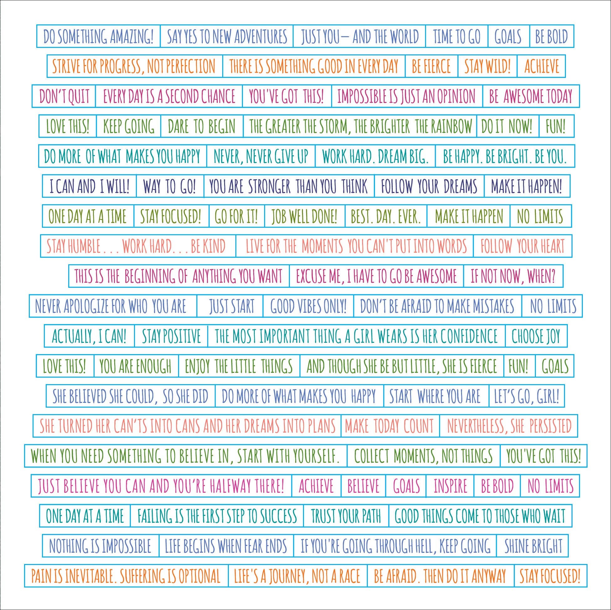 Peter Pauper WHATEVER YOU SAY! A Words and Phrases Sticker Book