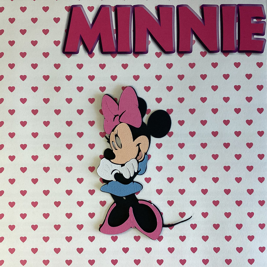 Disney Diecuts MINNIE MOUSE 3D Layered Die Cut