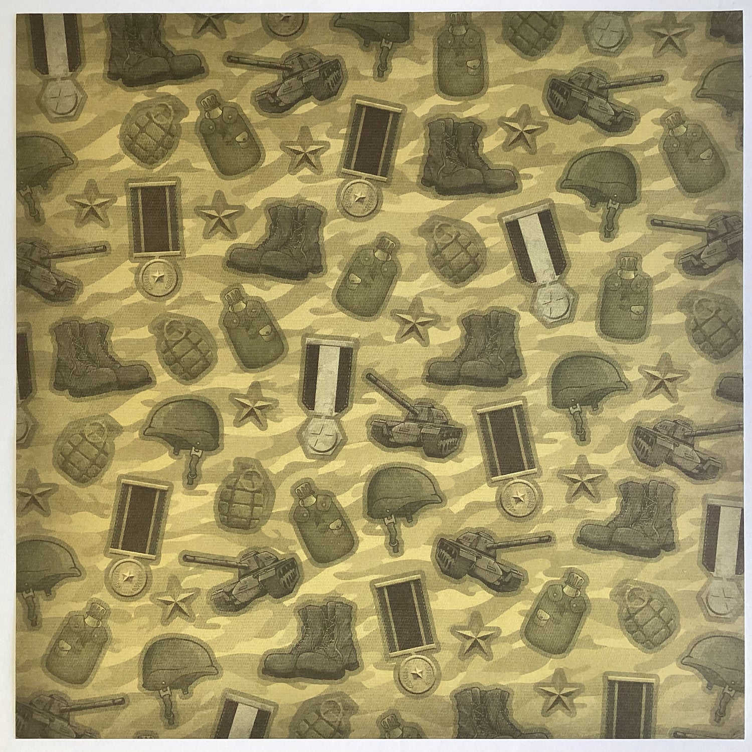 Karen Foster AMERICAN BRAVERY FREEDOM C 12&quot;X12&quot; Paper &amp; Stickers 6pc