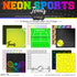 NEON SPORTS TENNIS KIT 12"X12" Scrapbook Paper 12 Sheets