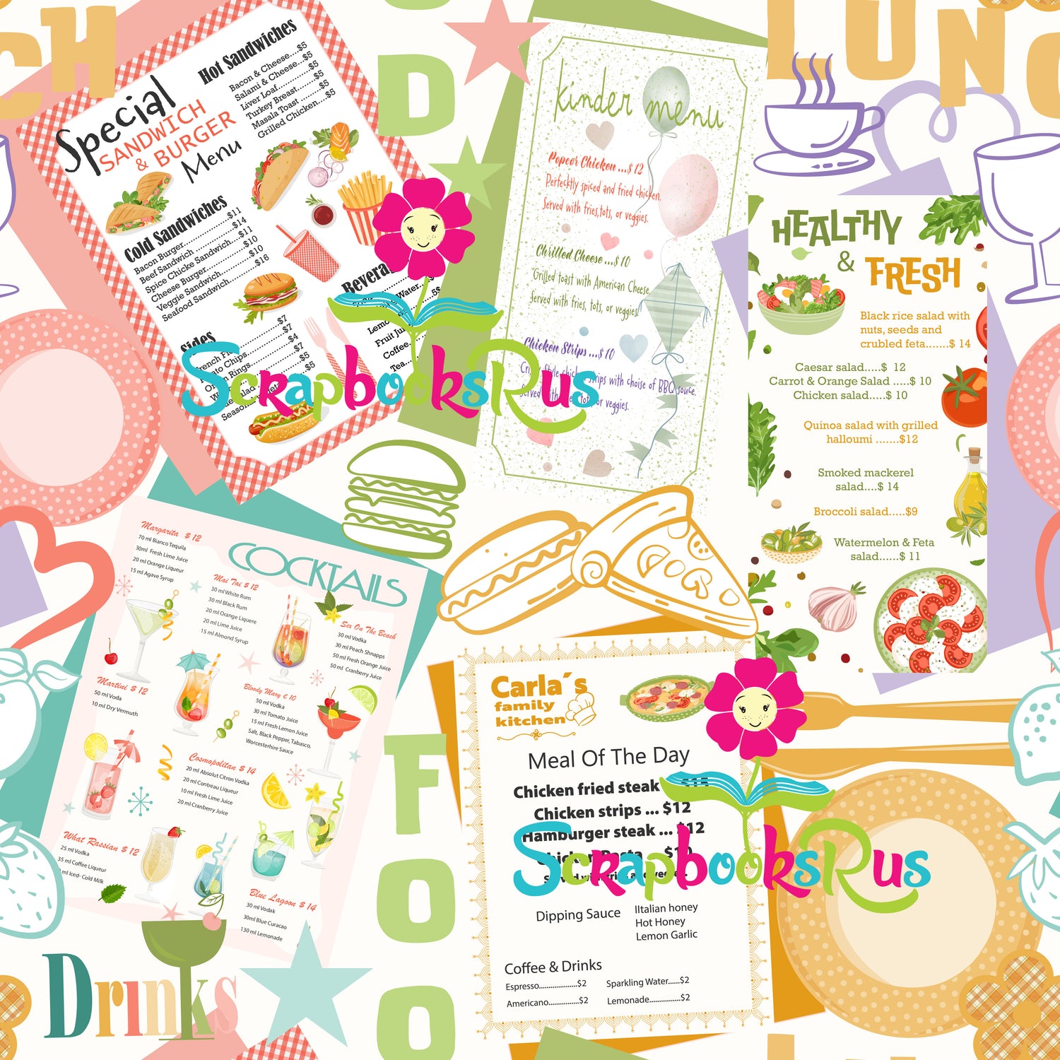 Scrapbooksrus DINING OUT 