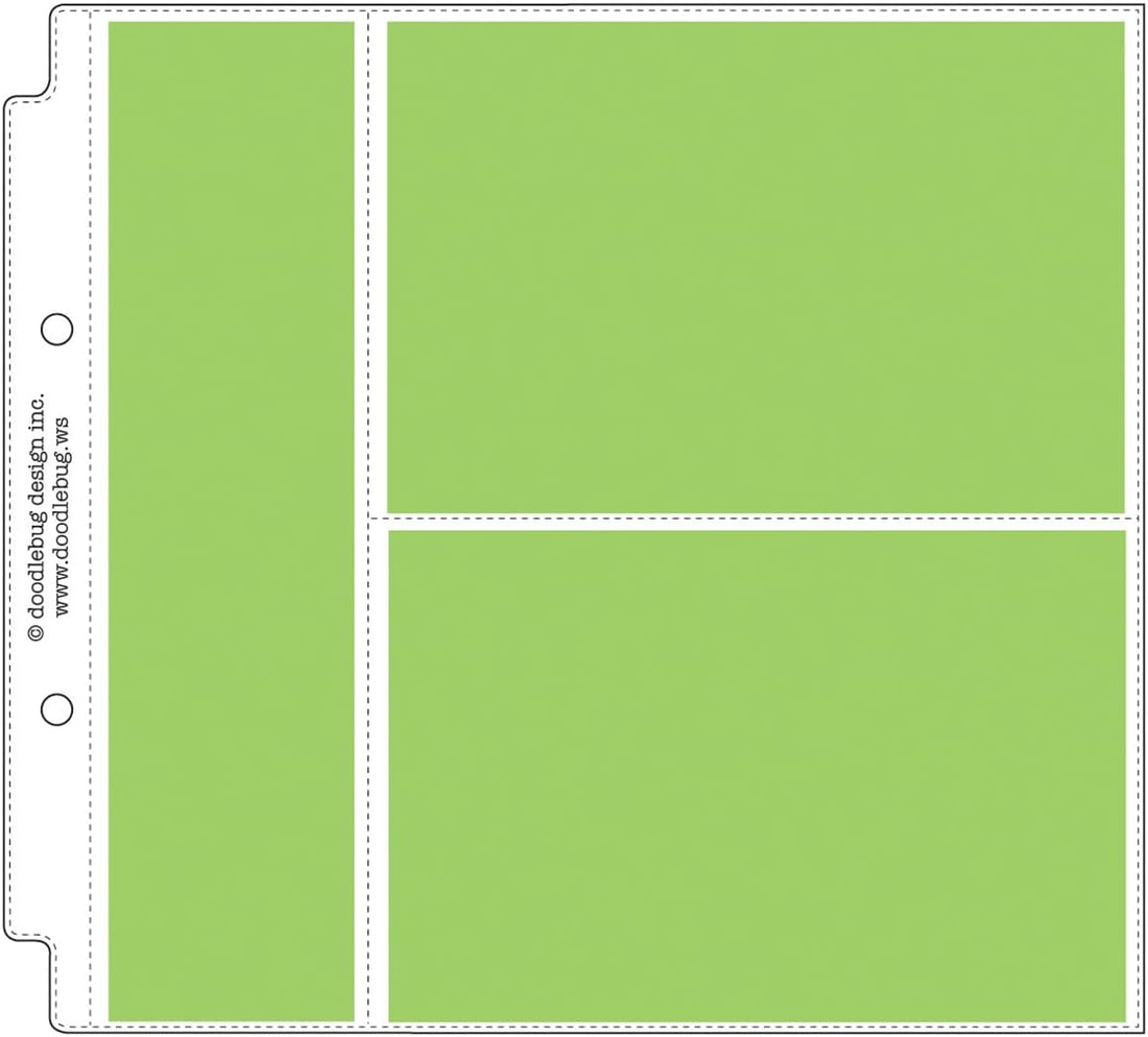 Doodlebug STORYBOOK ALBUM HORIZONTAL 8X8 Protectors