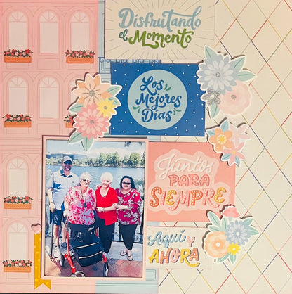 Obed Marshall FANTASTICO SUNNY 12"X12" Scrapbook Paper