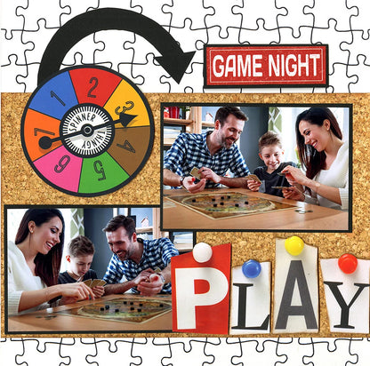 Reminisce GAME NIGHT 12&quot;X12&quot; Scrapbook Kit 9pc