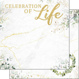 CELEBRATION OF LIFE KIT Papers and Stickers 3pc