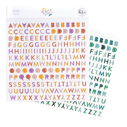 Pinkfresh Studio GOODTIMES ALPHABET STICKERS 370pc