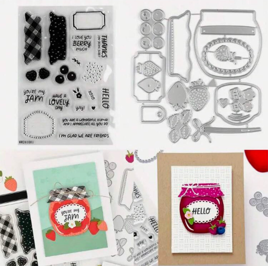 Concord & 9th BERRIES AND JAM Stamp & Die Set