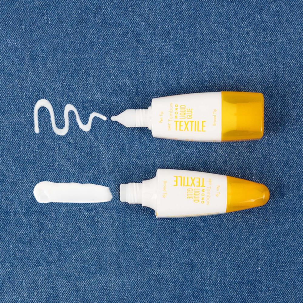 Tombow Mono 0.88oz TEXTILE LIQUID GLUE Dual Tip Fabric Adhesive