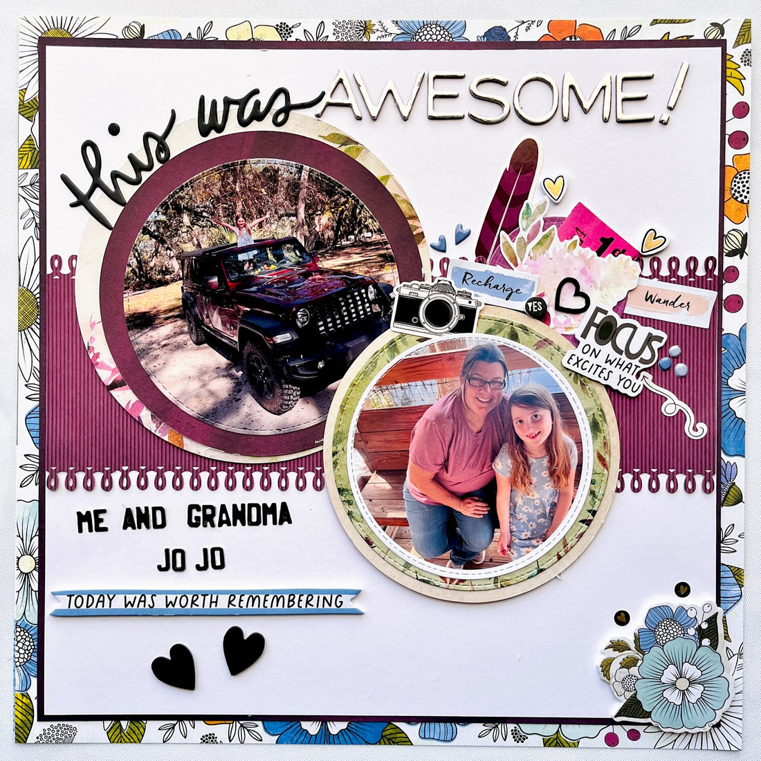 Vicki Boutin Discover + Create FRESH AIR 12"X12" Scrapbook Paper