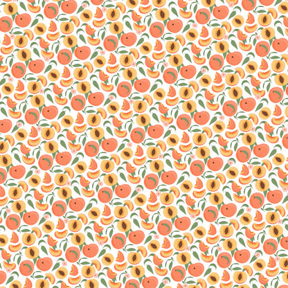 Scrapbook Customs PEACH GINGHAM 12"X12" Scrapbook Paper