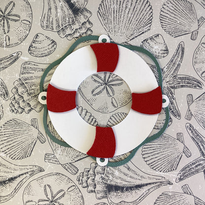 Buoy LIFE SAVER Scrapbook Die Cut Embellishment