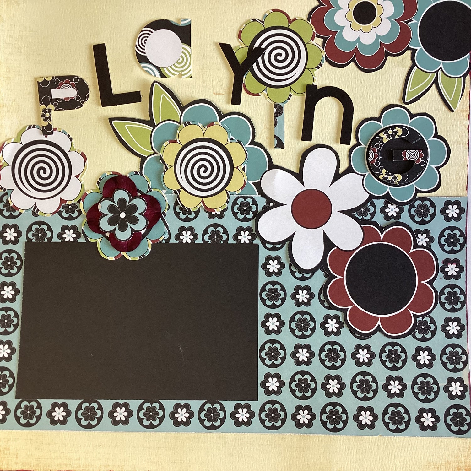 Premade SHES ON THE MOVE (5) 12”X12” Scrapbook Pages