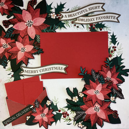 Scrapbooksrus PEPPERMINT KISSES Scrapbook Page Kit