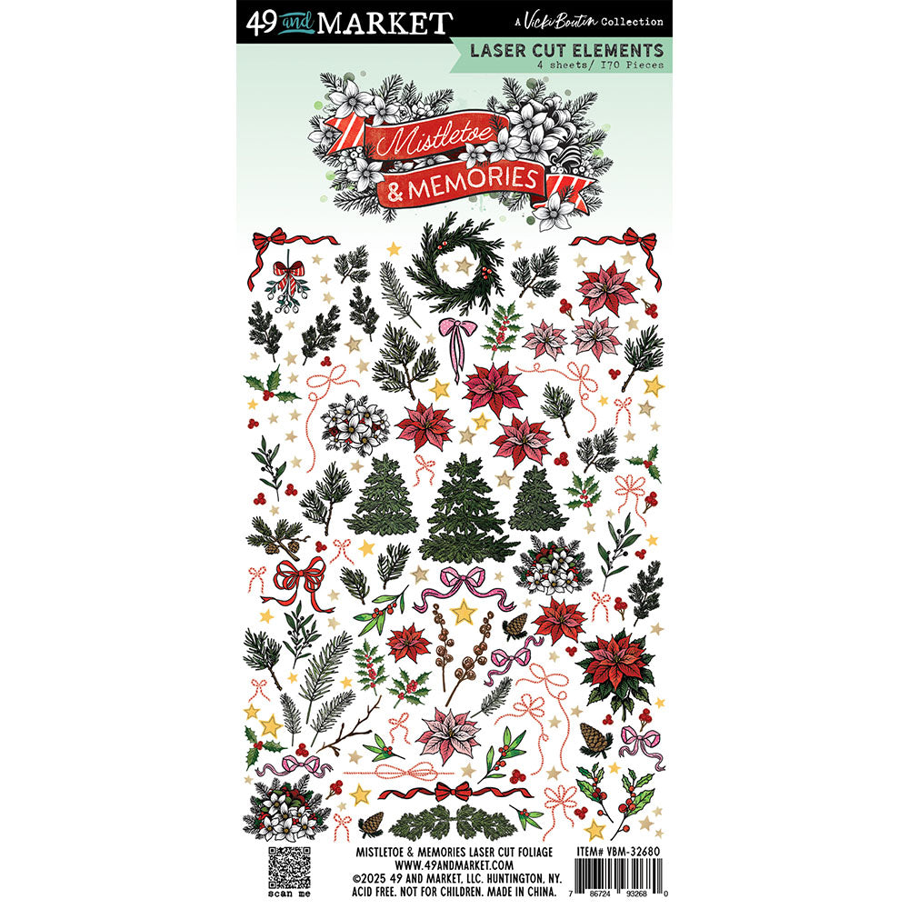 49 and Market Vicki Boutin MISTLETOE &amp; MEMORIES Laser Cut Elements