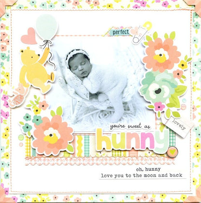 Simple Stories SAY CHEESE CLASSIC POOH BABY Glitter Enamel Dots