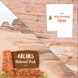 ARCHES KIT Papers and Stickers 3pc National Park Utah