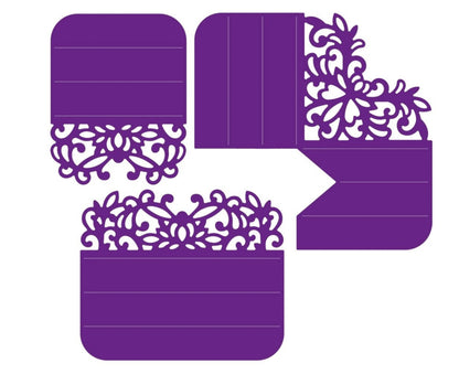 Gemini LACE 3D Concertina Boarder Set Metal Cutting Dies 3pc