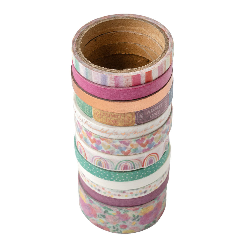Celes Gonzalo RAINBOW AVENUE Washi Tape 12 Rolls
