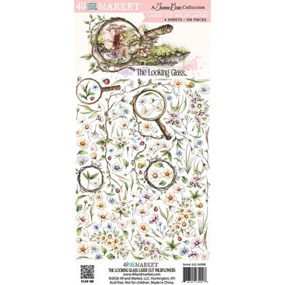 49 and Market THE LOOKING GLASS Laser Cut Wildflowers 158pc