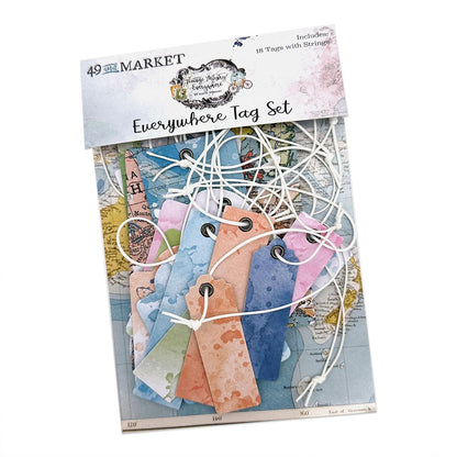 49 and Market Vintage Artistry EVERYWHERE TAG SET