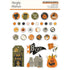 Simple Stories FABOOLOUS Decorative BRADS & CHIPBOARD Pieces 32pc