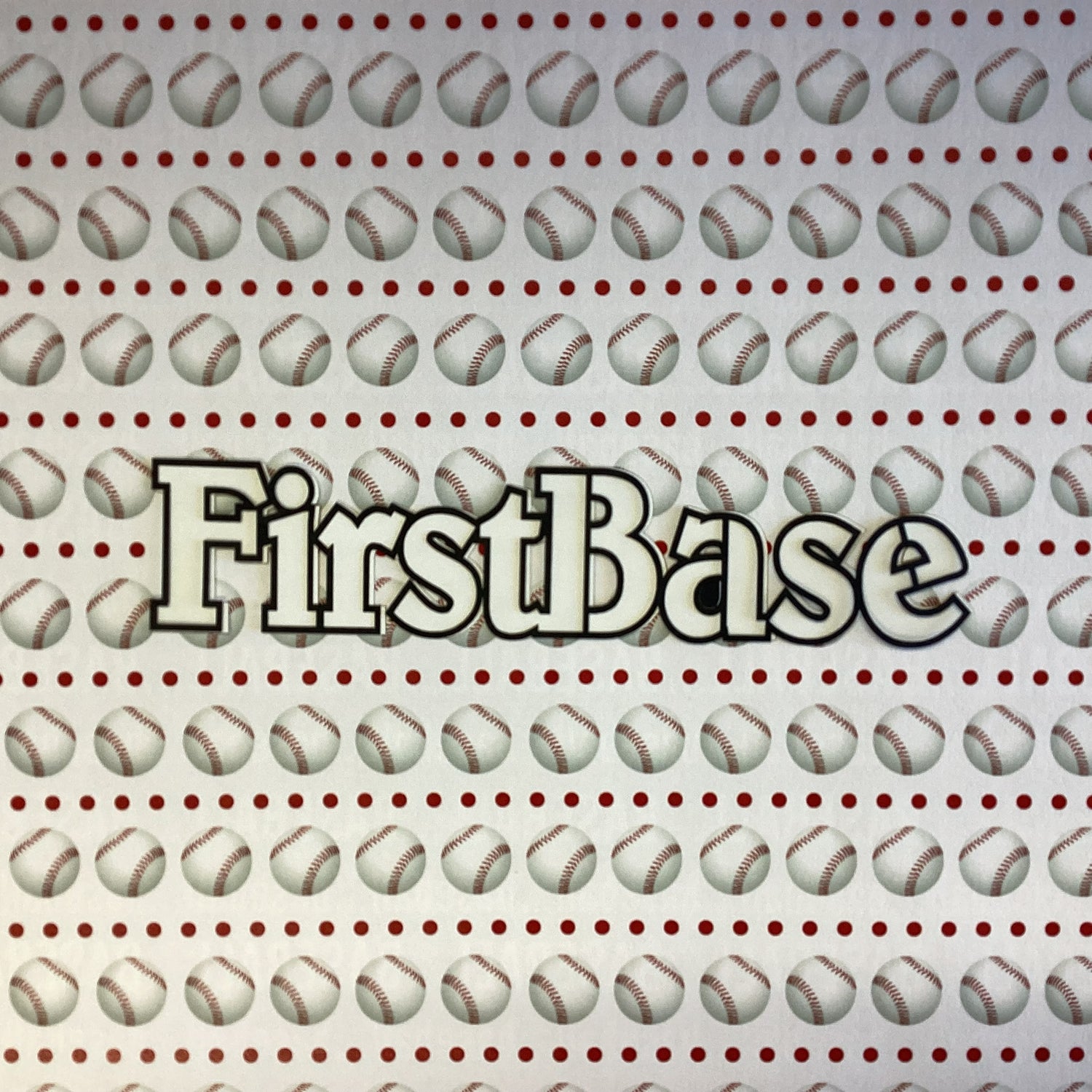 BASEBALL PLATE OVERLAYS Title Laser Scrapbook Die Cut