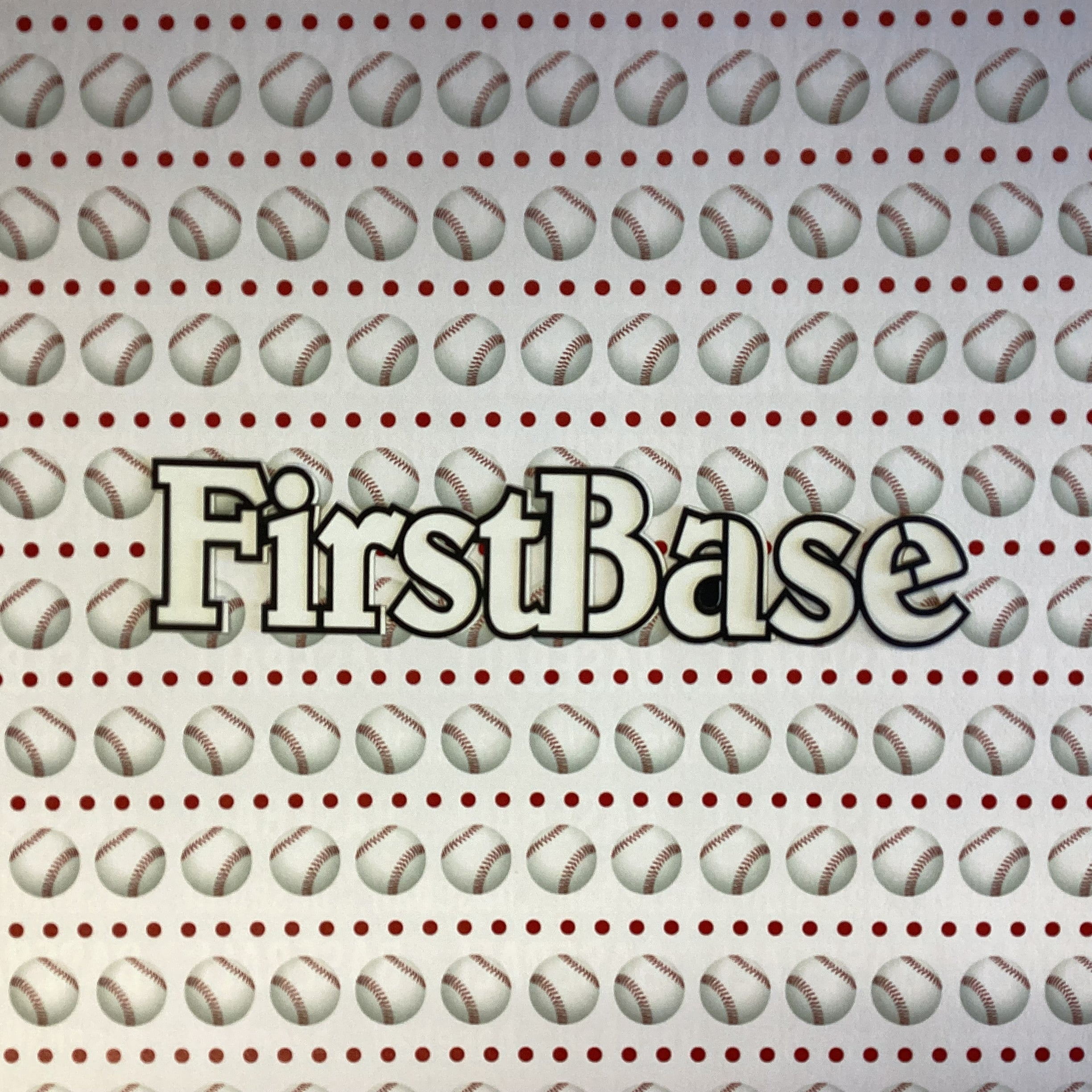 BASEBALL PLATE OVERLAYS Title Laser Scrapbook Die Cut