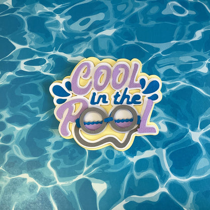 Summer COOL IN THE POOL Die Cuts