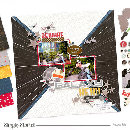 Simple Stories SAY CHEESE GALAXY Bits &amp; Pieces 49pc