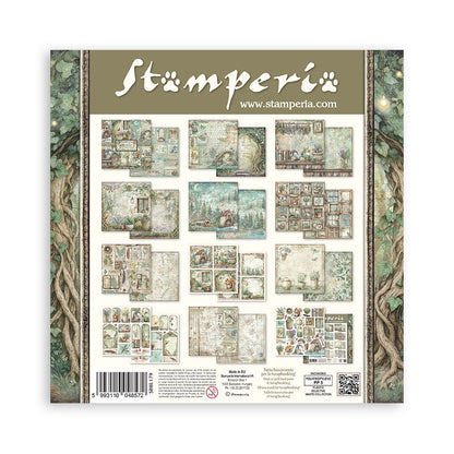 Stamperia HERBARIUM SILVAE 12”X12” Scrapbook Paper Maxi Pad