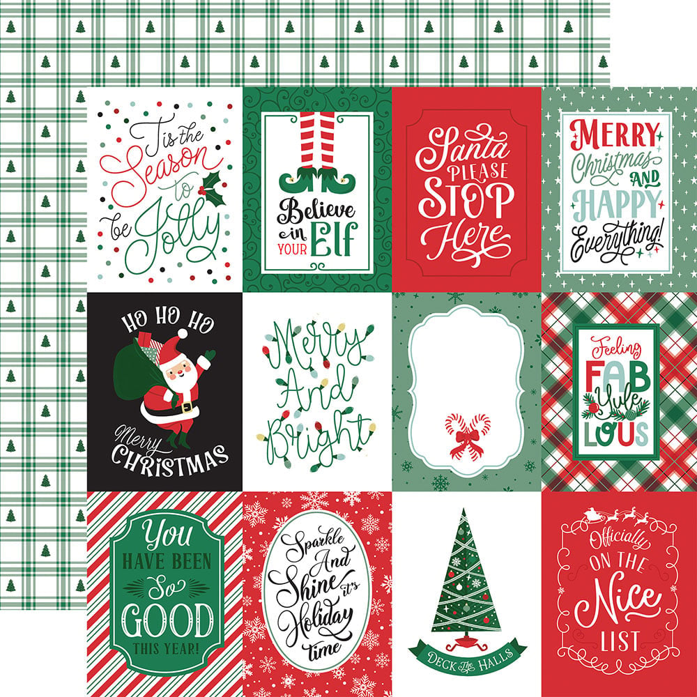 Echo Park CHRISTMAS EXPRESS 12&quot;X12&quot; Scrapbook Paper