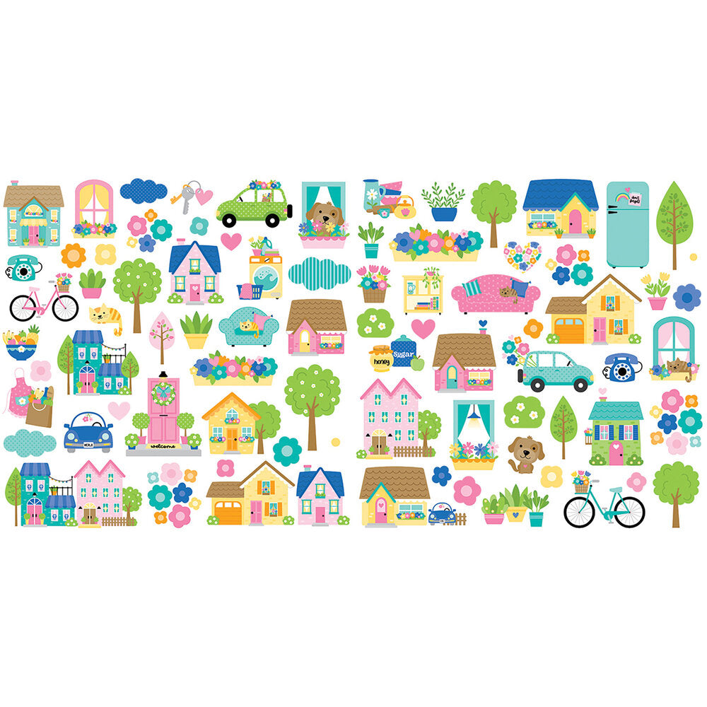 Bella Blvd LOVE GROWS HERE Ephemera Icons 79pc