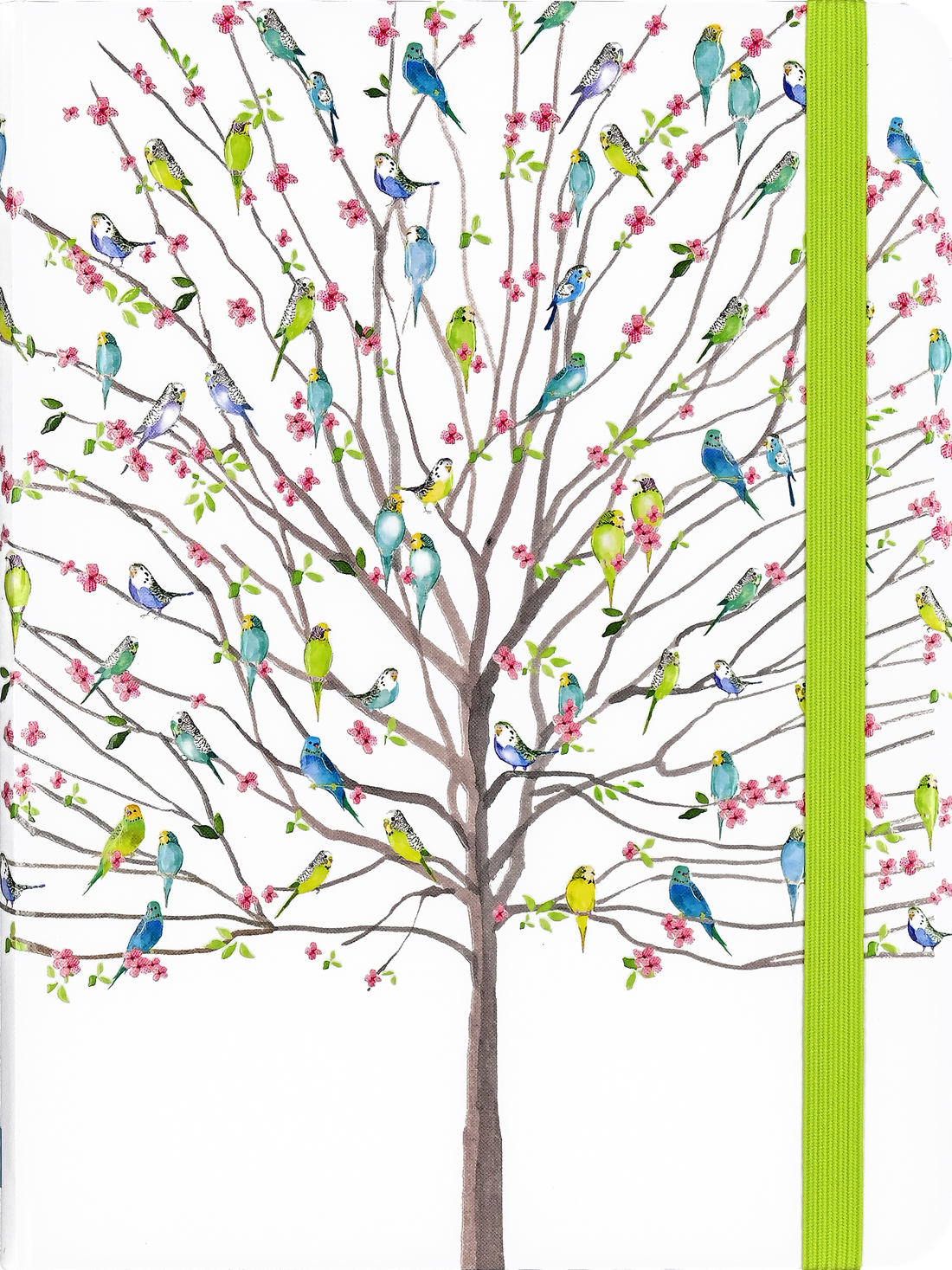 Peter Pauper TREE OF BUDGIES Journal Notebook