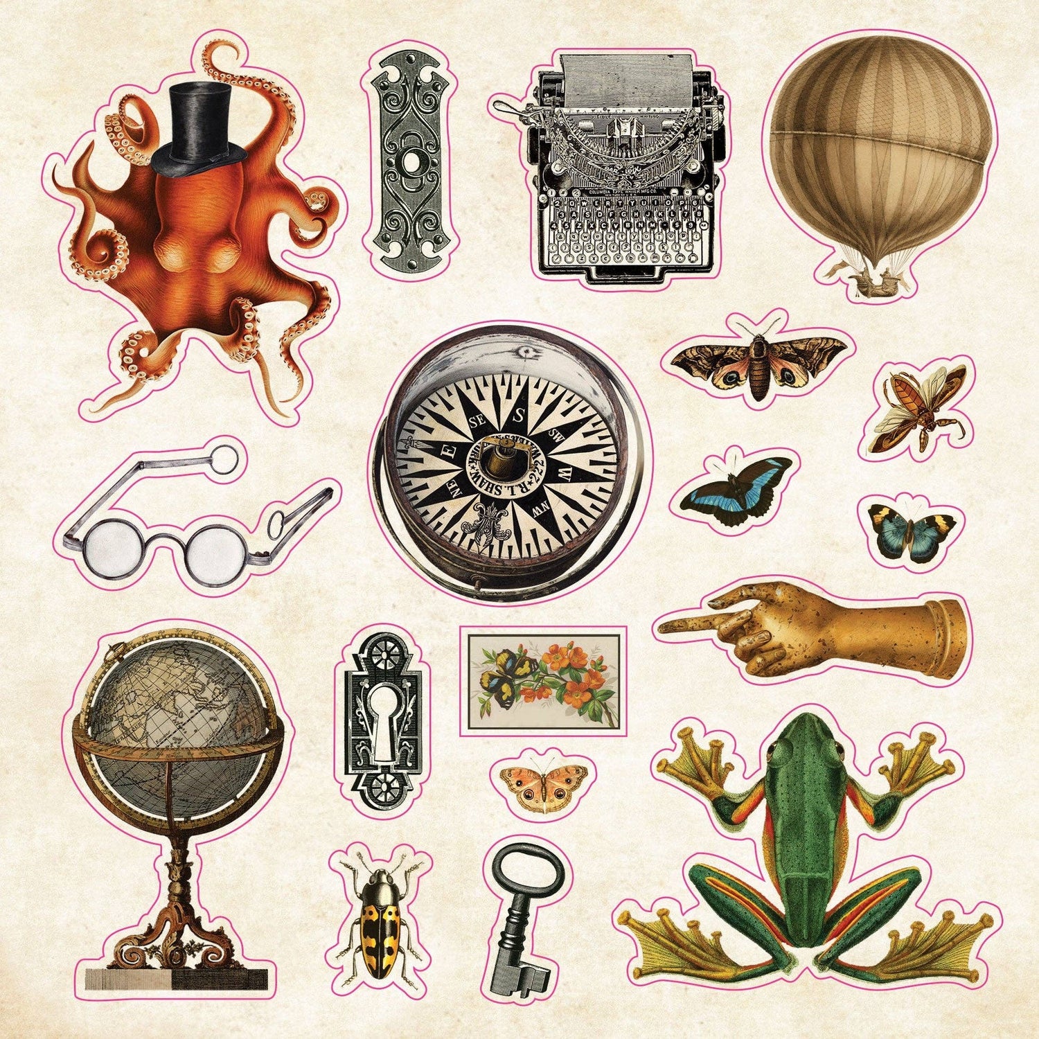 Peter Pauper The Sticker Book of CURIOSITIES