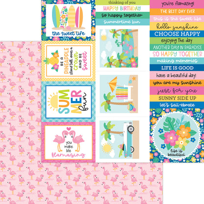 Doodlebug SUMMER FUN 12”X12” Paper Pack 13pc