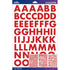 Sticko FUTURA BOLD LARGE Alphabet Stickers 164pc