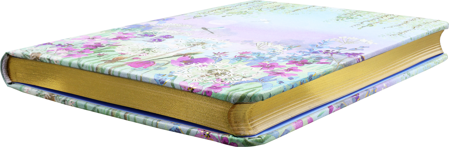 Peter Pauper DRAGONFLIES &amp; DANDELIONS A7 Journal