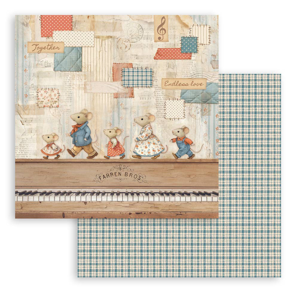 Stamperia FAMILY 12"X12" Scrapbook Paper Pad
