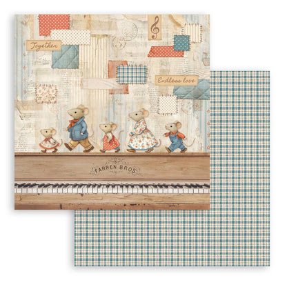 Stamperia FAMILY 12"X12" Scrapbook Paper Pad