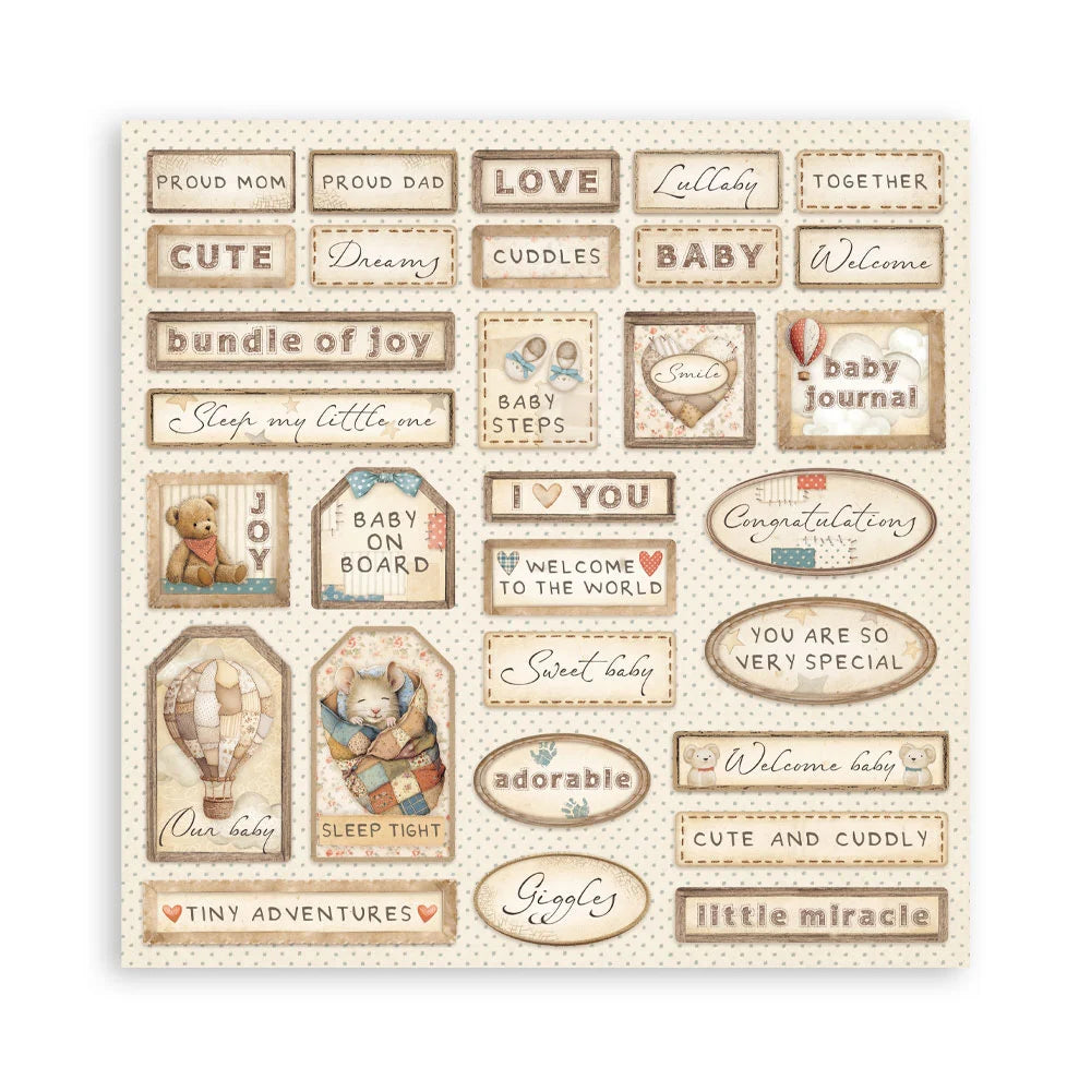 Stamperia BABY 12"X12" Mini Paper Pad
