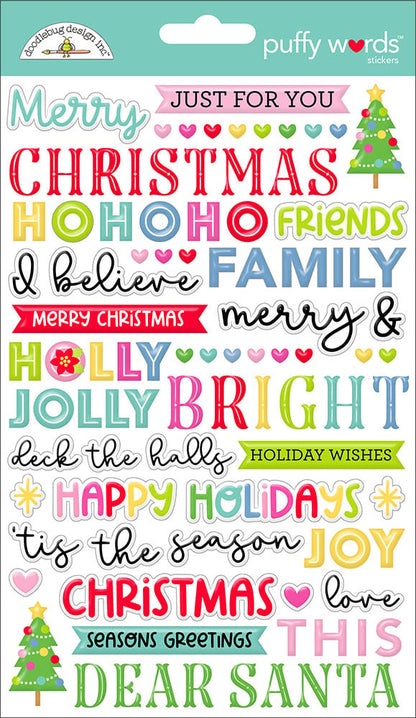 Doodlebug OH WHAT FUN Puffy Words Stickers