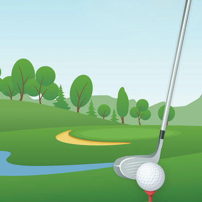 Scrapbook Customs GOLF QUICK PAGES 12"X12" Scrapbook Paper 2pc